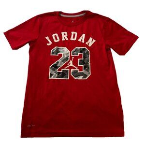 Nike Air Jordan Michael 23 Basketball DriFit Short Sleeve Tee Shirt Top Large